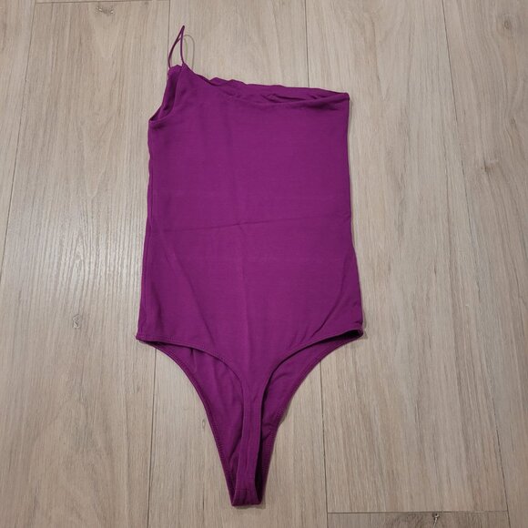 WILFRED FREE | Aritzia Conjure Asymmetrical One Shouler Bodysuit | Sz. XXS - Picture 5 of 6